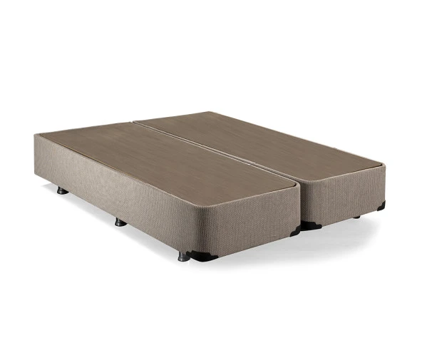 Niron Baza - 200x200 cm Çift Kişilik Sandıklı Klasik Kumaş Baza - Resim 2