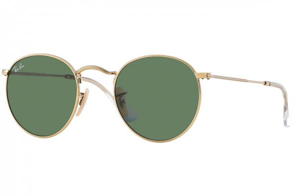 RayBan RB3447 001 53 21 145 ROUND METAL UNISEX GÜNEŞ GÖZLÜĞÜ Ray-Ban