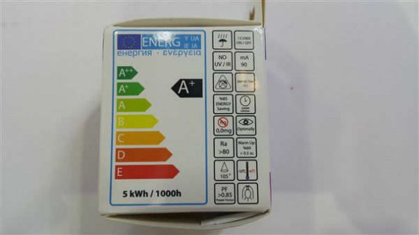 HOROZ 5 WATT LED SPOT AMPUL GU10 DUY BEYAZ RENK ÇEŞİDİ (1 YIL GARANTİ) (5 ADET KARGO BEDAVA) - 4