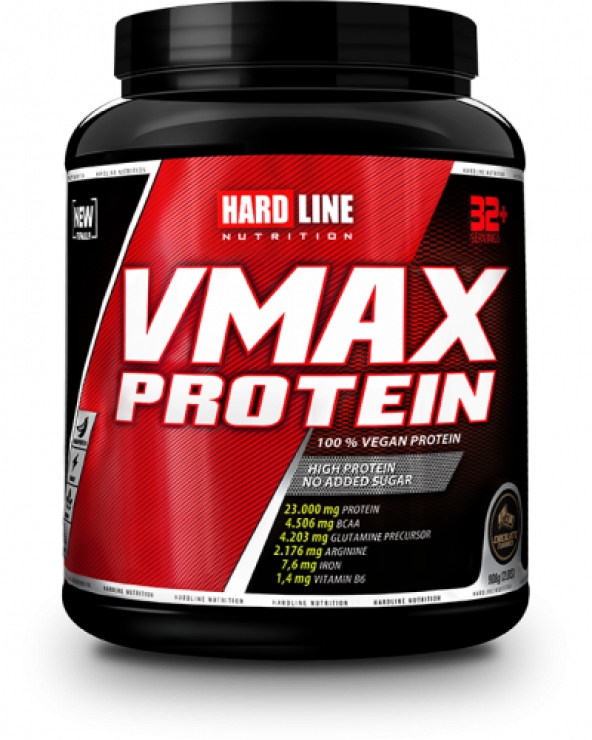 Hardline Vmax ( Vejeteryan Proteini ) Çikolata 908 Gr