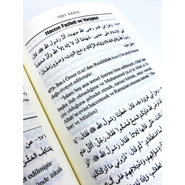 Merve Yayınları - Kütübi Sitteden 1001 Hadis Roman Boy - 2