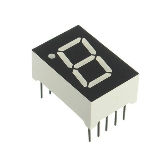 1 Adet - 1 Digit 7 Segment 14Mm Ortak Anot Display