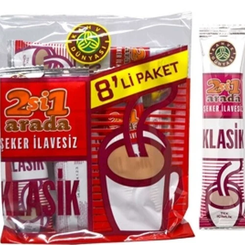 Kahve Dünyası 2si 1 arada Klasik 12g x 8 ürün görseli 1