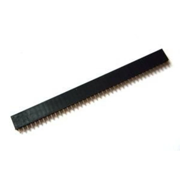 1x40 Pin 2.54mm Düz Pin Dişi (Female) Header Bacak ürün görseli