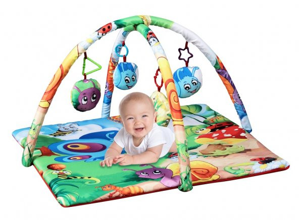 Baby Marine Oyuncaklı Oyun Halısı - Oyun Minderi - Sevimli Hayvanlar