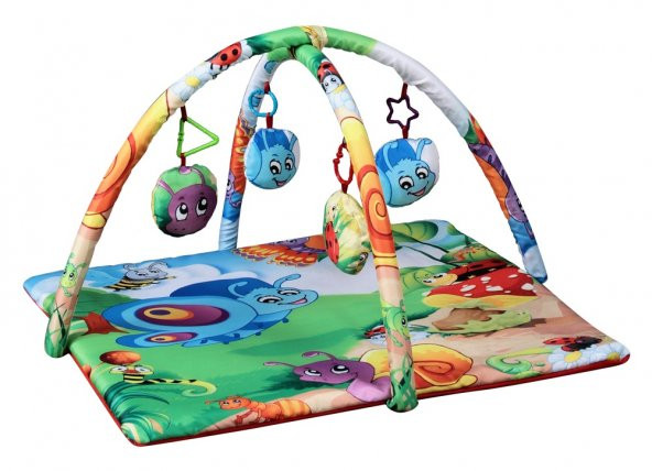 Baby Marine Oyuncaklı Oyun Halısı - Oyun Minderi - Sevimli Hayvanlar - 2