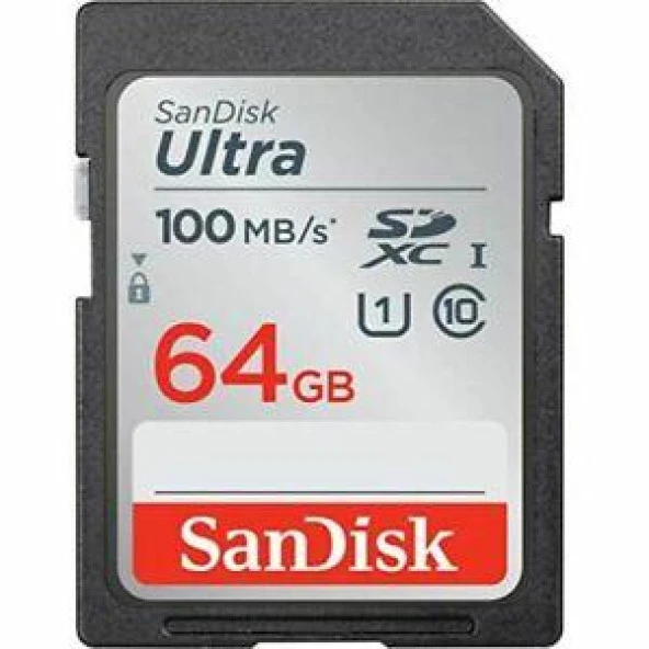 Sandisk Ultra 64GB 100MB/S Class 10 Uhs-I Hafıza Kartı SDSDUNR-064G-GN6IN - Resim 2