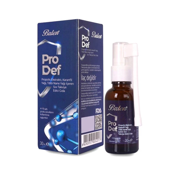 Balen Prodef Propolis Karanfil Yağı İçeren Boğaz Spreyi 30 ml