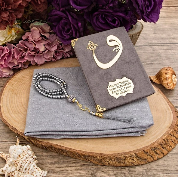 Şal, İsme Özel Yasin Kitabı, İnci Tesbih Dini Hediyelik - 5