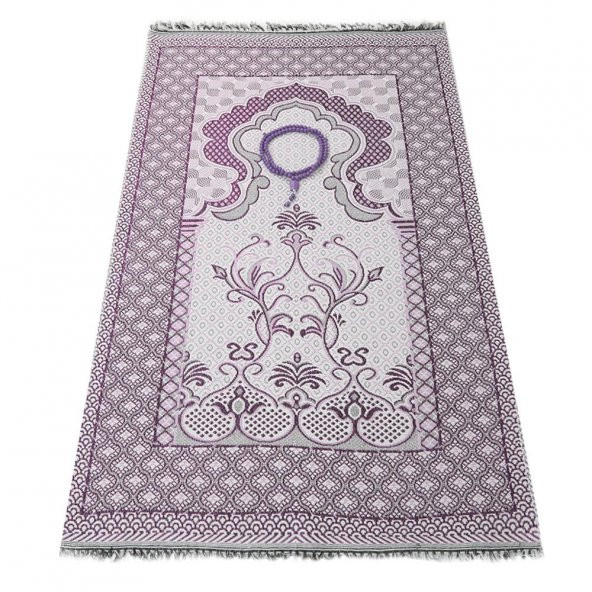 Hediyelik Broker Seccade Mor, Kokulu Tesbih Lila, Kraft Asetat Kutulu (20×10) Set - 5