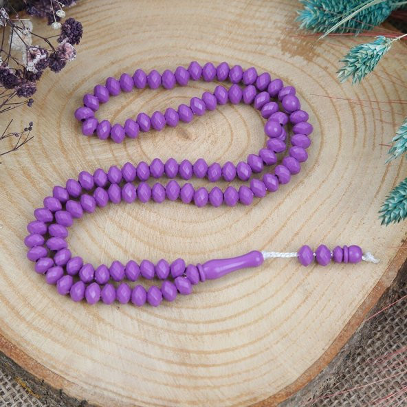 Kristal İşlemeli Mor - Kutusuz 10 Adet - Resim 2