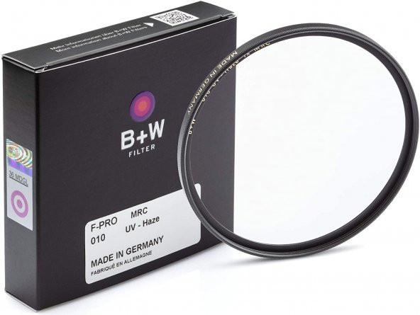 B+W 58mm F-PRO, UV Filtre (010), MRC kaplama