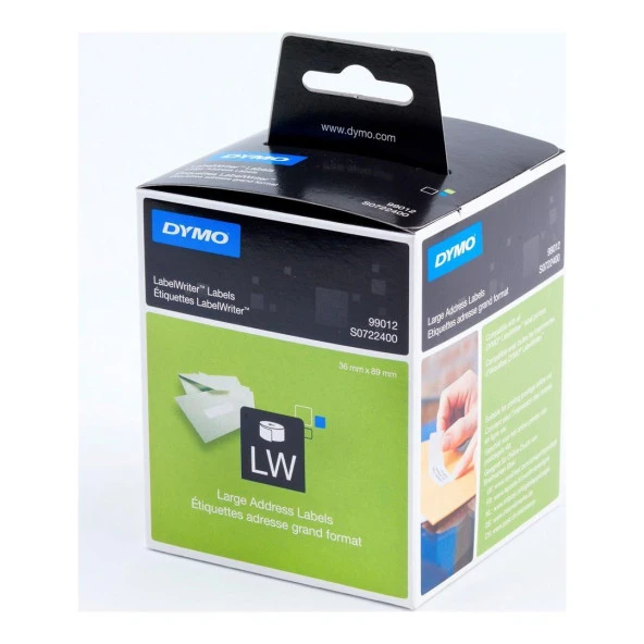 Dymo Label Writer Etiket Adres 520 Lİ 89X36 MM 99012 S0722400