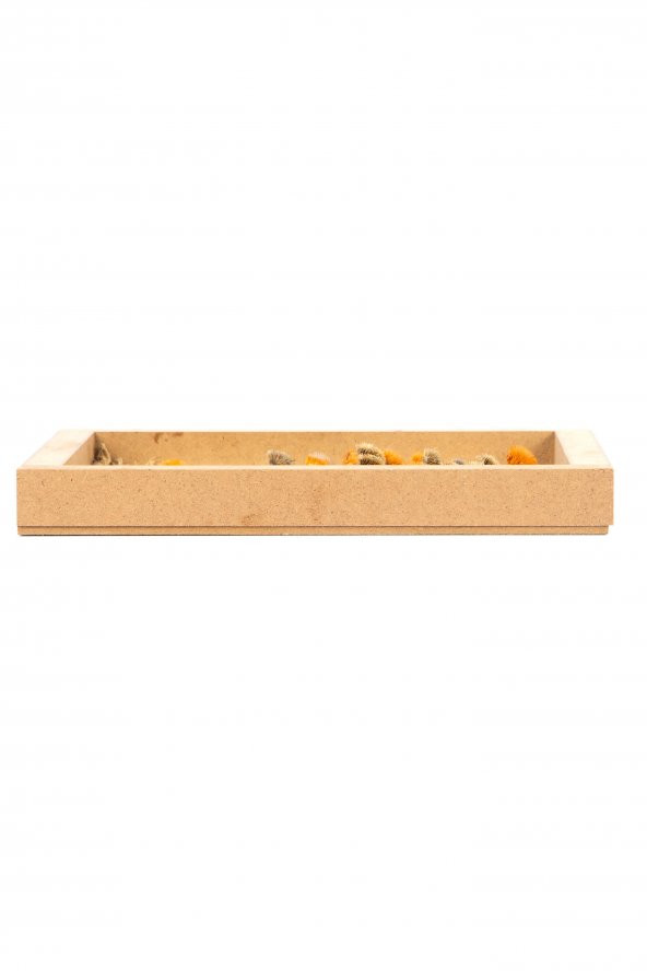 Kuru Çiçek Papatya 3D Tekli El Yapımı Çerçeve Tablo 26x20x2,5 - 4