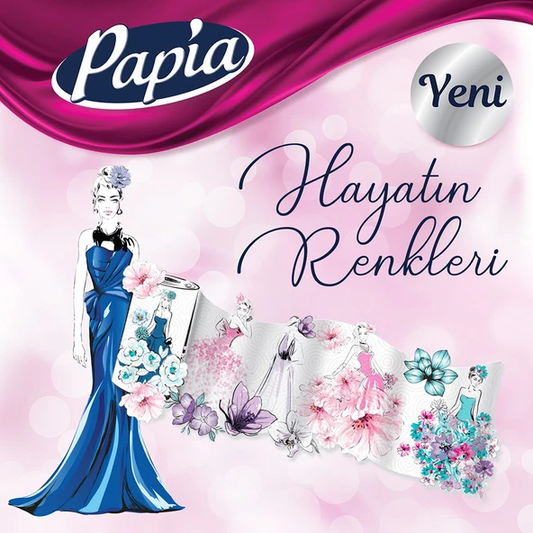 Papia Dekor Kağıt Havlu 48 Rulo - 3
