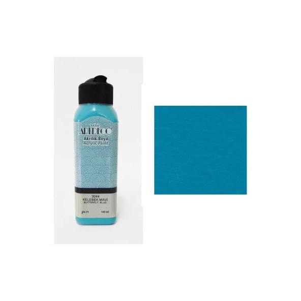 Artdeco Akrilik Boya 140 ML Kelebek Mavi 070R-3044