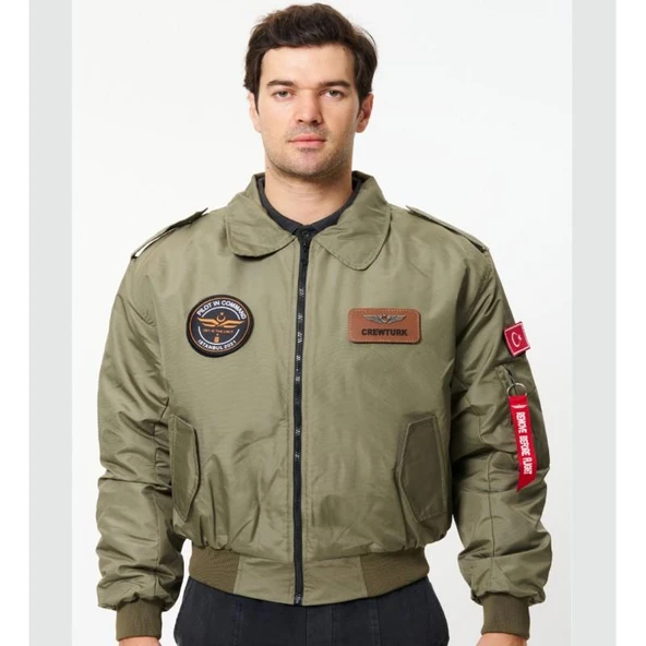 YAKALI Pilot Montu Haki Kumaş SYK88_H - 9