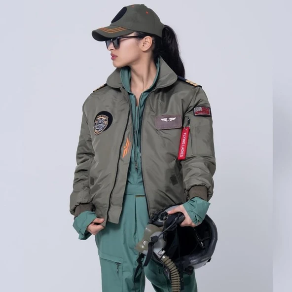 YAKALI Pilot Montu Haki Kumaş SYK88_H - 4