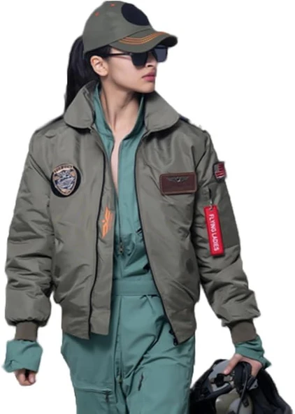 YAKALI Pilot Montu Haki Kumaş SYK88_H