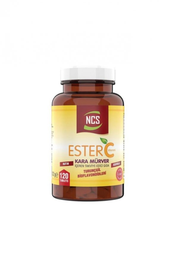 NCS Ester C Vitamini Kara Mürver 120 Tablet