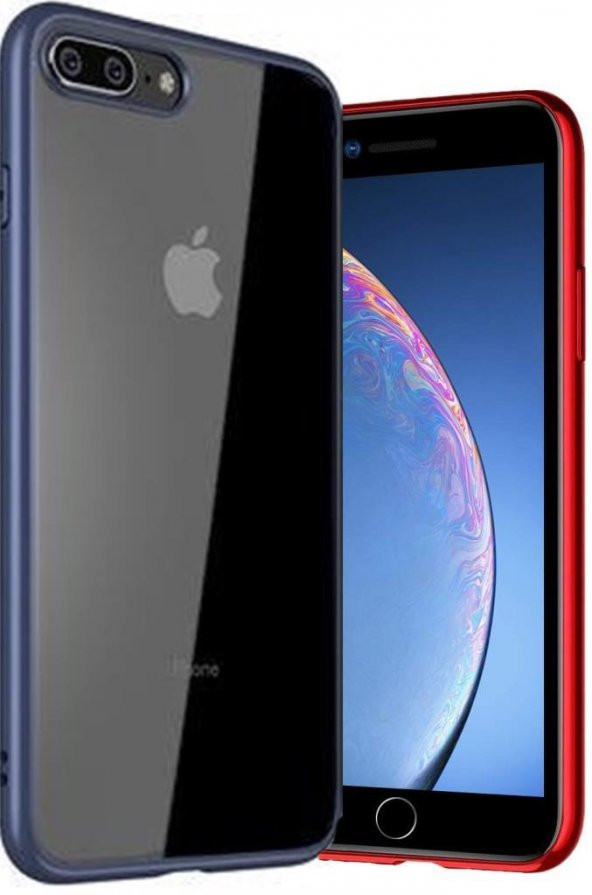 Apple iPhone 8 Plus Kılıf Zore Hom Silikon