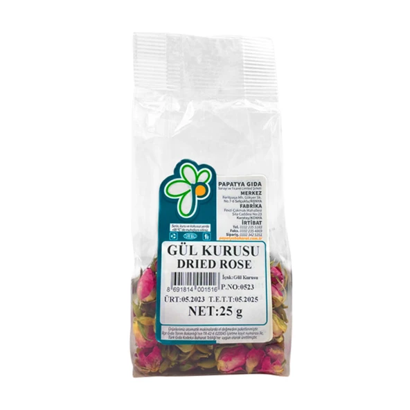 Papatya Gıda Gül Kurusu 25 g e ürün görseli 1