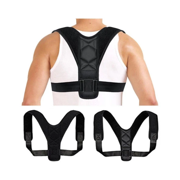 Ankaflex Dik Durus Durma Düzelme Korsesi Bel Sırt Korse Aparat Kemerli Korse - Resim 3