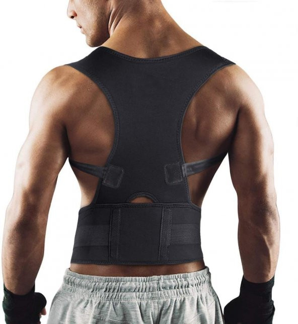 Manyetik Posturex Kifoz Skolyoz Dik Duruş Korsesi - Resim 3