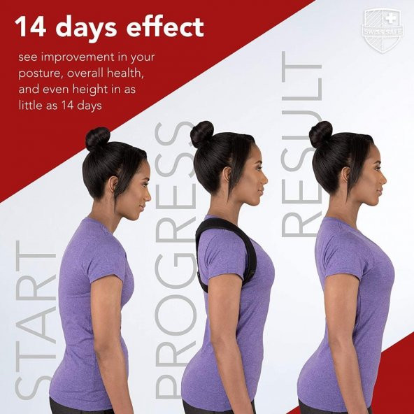 Ayarlanabilir Kambur Önleyici Posturex Dik Duruş Korsesi Kemeri - Resim 5