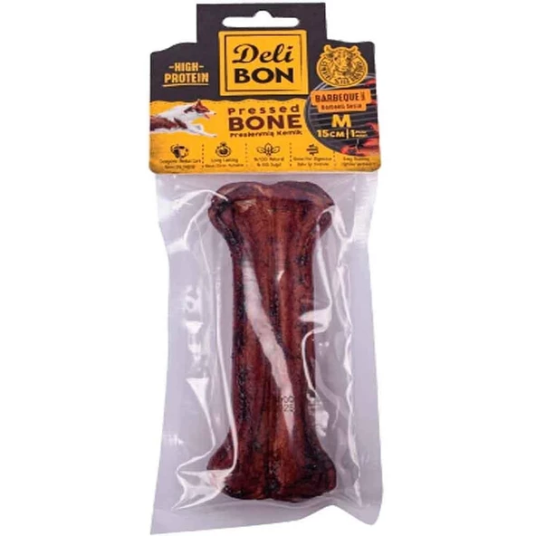 DELİBON DERİ PRES KEMİK 15CM M BOY 1Lİ PAKET BARBEKÜ 15CMX1AD.