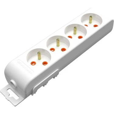 Mutlusan 4 Lü Ups Grup Priz Çocuk Korumalı Klemensli