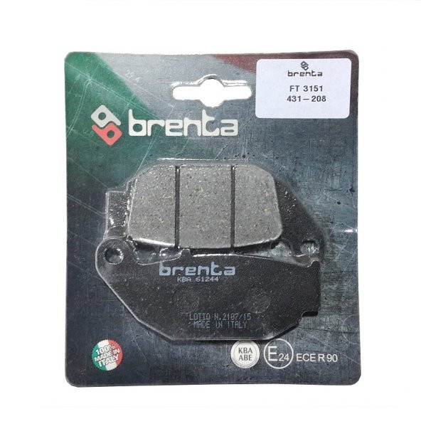 Honda CBR 125 Arka Fren Balata Takımı Y.M ürün görseli 1