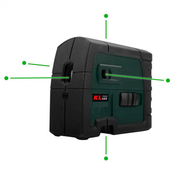KL PRO LAZER DİSTOMAT DİKEY / YATAY YEŞİL LAZER KLLZR233GL - 1