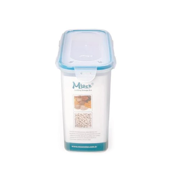 Hava Sızdırmaz Contalı Bakliyat Saklama Kabı 3 LT 4 Lü Set - 4
