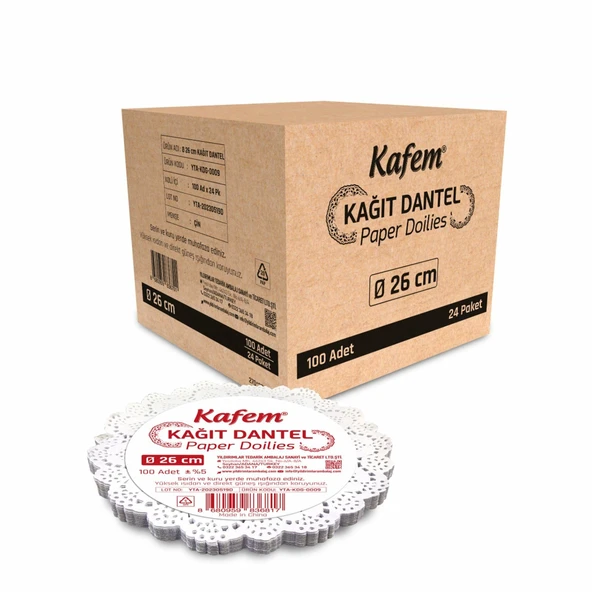 DANTEL KAĞIT YUVARLAK 26 CM -100 LÜ - 4