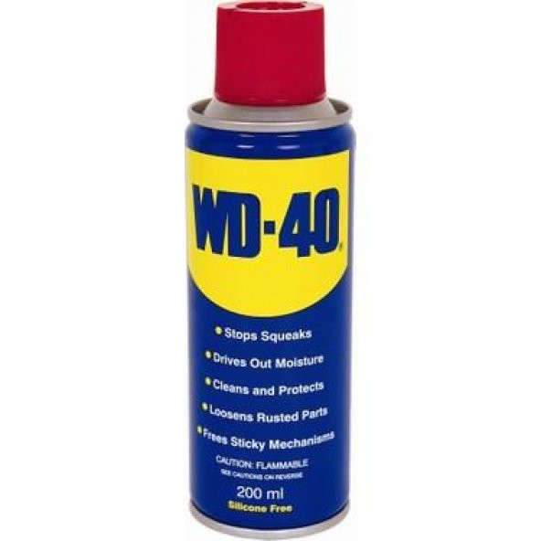 WD40 200 ML PAS SÖKÜCÜ KORUYUCU VE YAĞLAYICI ÇOK AMAÇLI