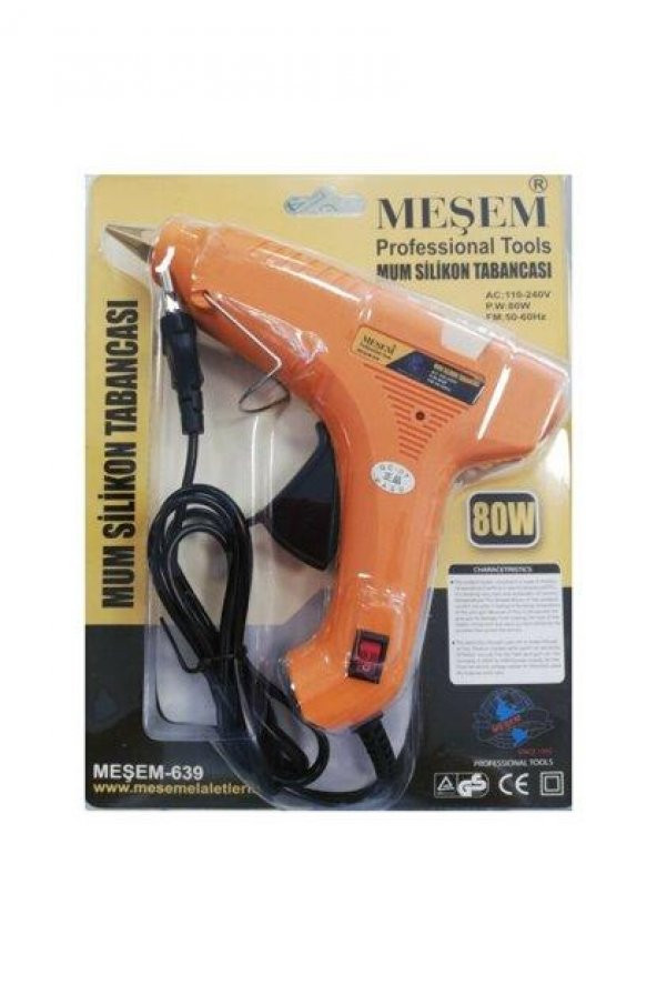 Meşem 639 Mum Silikon Tabancası 80 Watt - 2