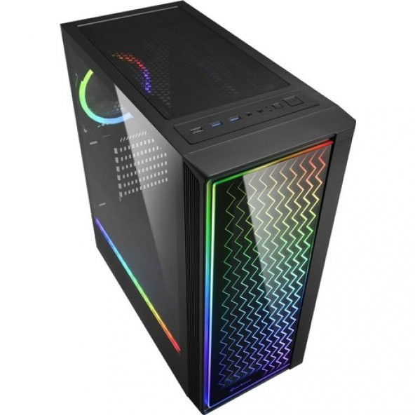 Sharkoon RGB-LIT-200 ATX Midi Tower Kasa - 2