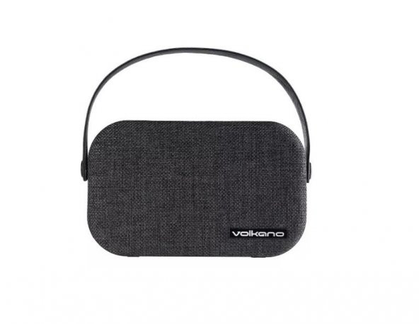 Volkano Fabric Series Kablosuz Bluetooth Hoparlör Koyu Gri VK-3020-GRD - 2