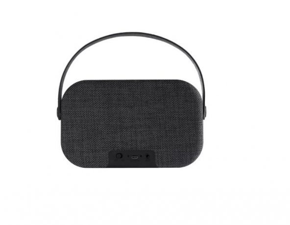 Volkano Fabric Series Kablosuz Bluetooth Hoparlör Koyu Gri VK-3020-GRD - 3