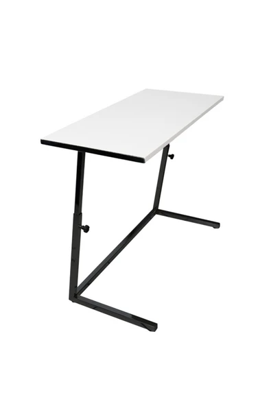 Yükseklik Ayarlı Zigon Geniş Ders Çalışma Masası Laptop Notebook Bilgisayar Yemek Sehpası - Resim 4