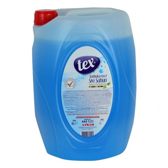 Tex Antibakteriyel Sıvı El Sabunu 5 Litre Antibacterial Liquid