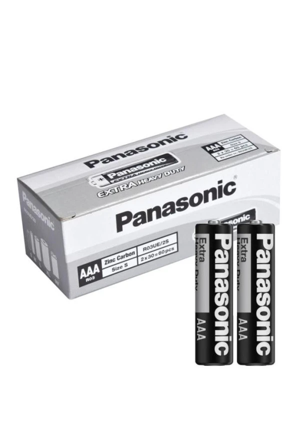 Panasonic R03UE/2S 1,5 Volt İnce Kalem Pil 2 Li