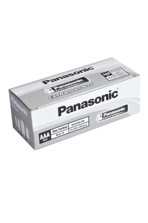 Panasonic R03UE/2S 1,5 Volt İnce Kalem Pil 2 Li - 4