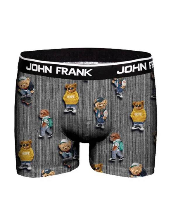 John Frank Dijital Erkek Boxer - Cool Tedy