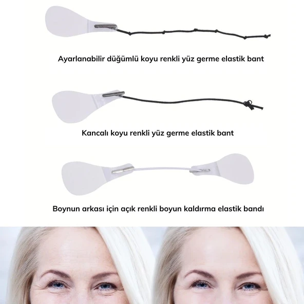 Yüz Kaş Ve Boyun Gerdirme Bant Seti - 6