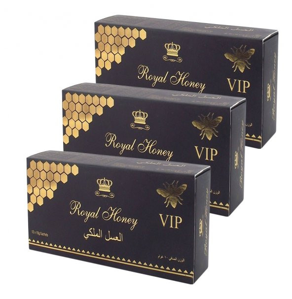 Royal Honey Ballı Bitkisel Karışım Macun 15 gr X 12 adet 3 Kutu