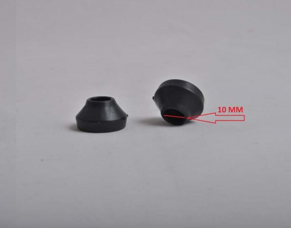 24 ADET 10mm TEL SANDALYE PAPUCU-MASA AYAĞI PAPUCU - SEHPA PAPUCU - 2