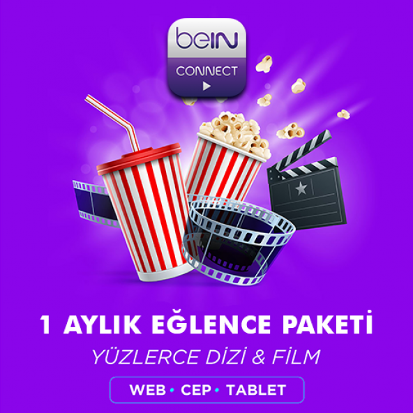 beIN Connect 1 Aylık Eğlence Paketi - (Web + Cep + Tablet)