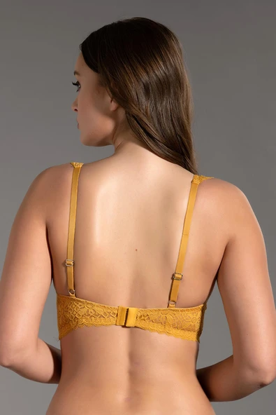 New Bra 3014 Destekli Dantelli Sütyen - 8